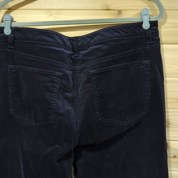 Talbots Corduroy Straight Leg Pants Size 14 Black - Picture 3 of 10